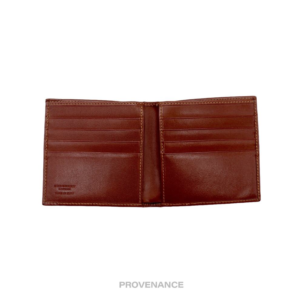 🔴 Burberry 8CC Bifold Wallet - Nova Check Brown - Picture 5 of 8